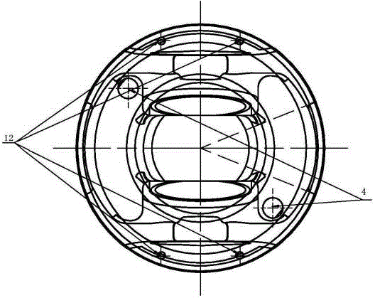 A thread welded integral forged steel piston