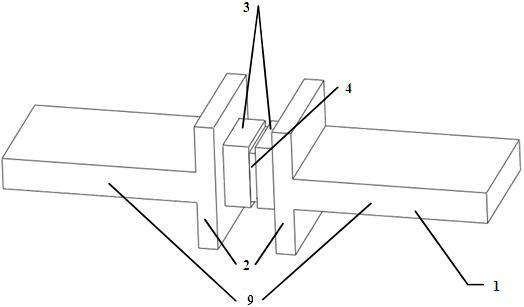 A test fixture and test method for obtaining fracture mechanics parameters of asphalt mortar and aggregate interface at the mesoscopic scale