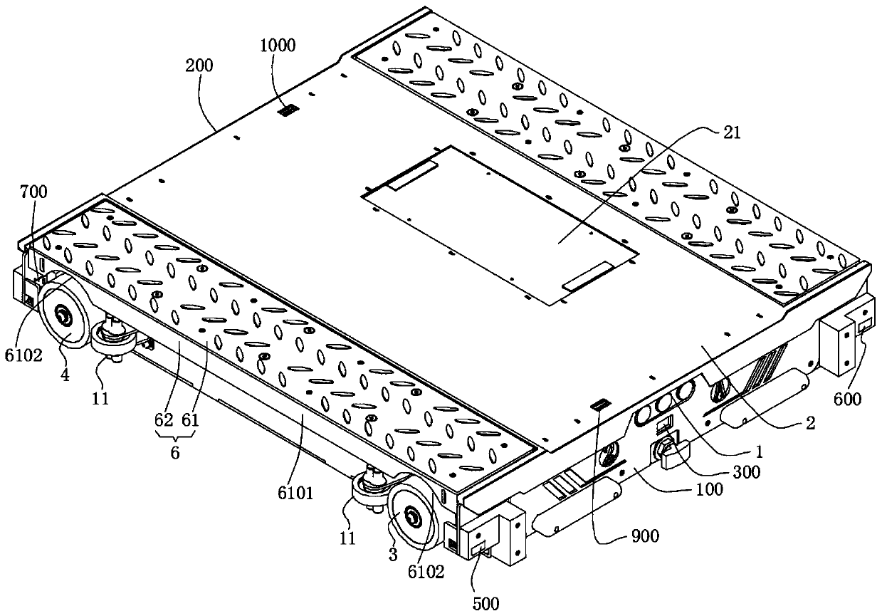 A control method of RGV based on a single liter platform