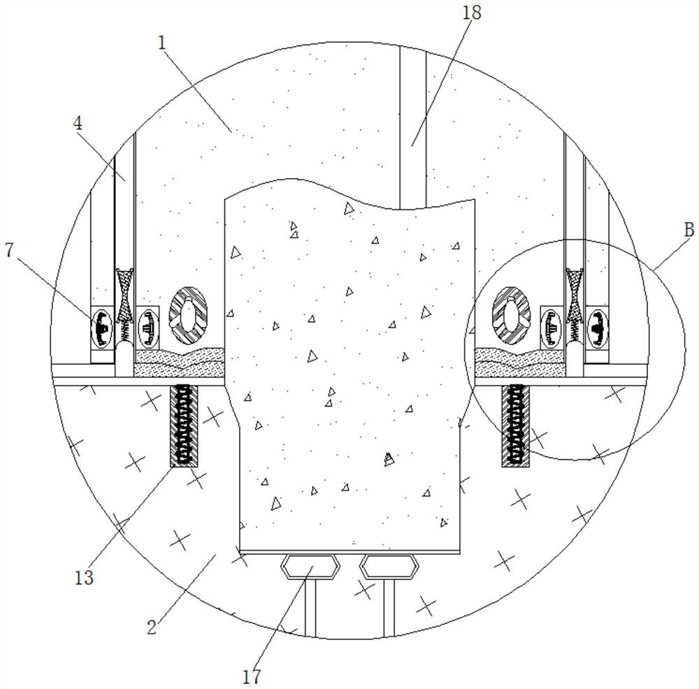 Mold gap treatment device during mask injection molding