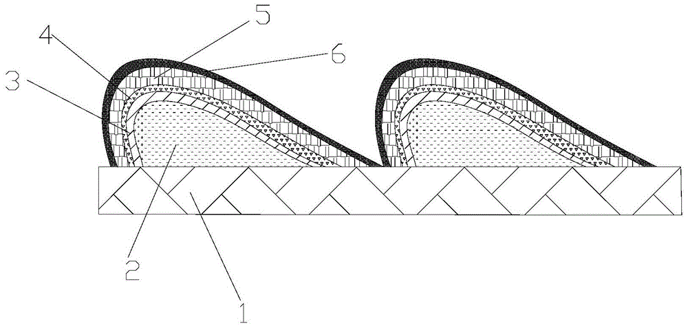 Front projection screen for ultra-short-throw projection and its preparation method and application