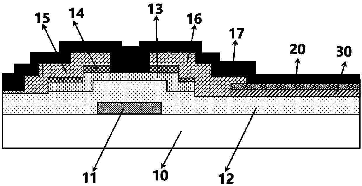 Array substrate for reflective display panel and preparation method thereof, and display panel