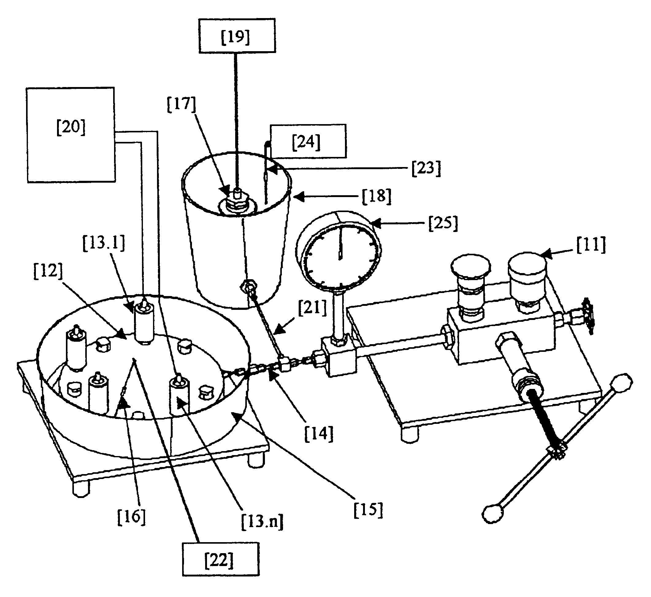 System for calibration of pressure transducers