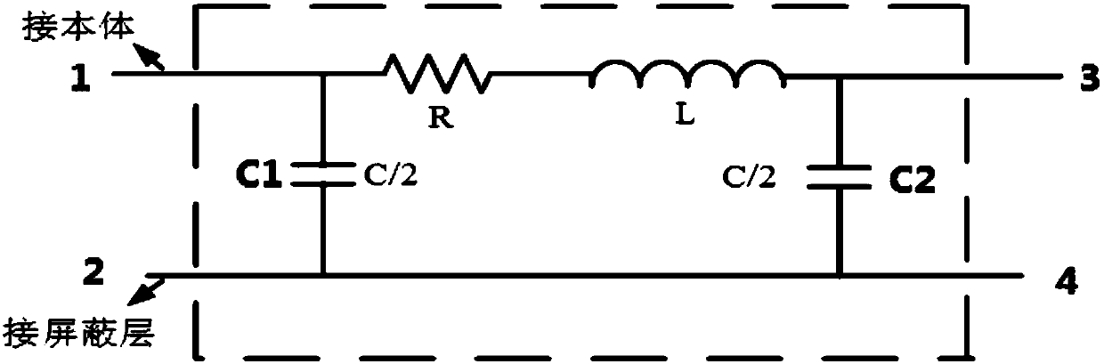 Cable connector simulation model used in PSCAD for calculating reclosing overvoltage of power distribution network