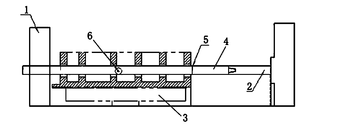 Processing method and concentricity measuring tool for coaxial hole of diesel engine oil supply unit casing