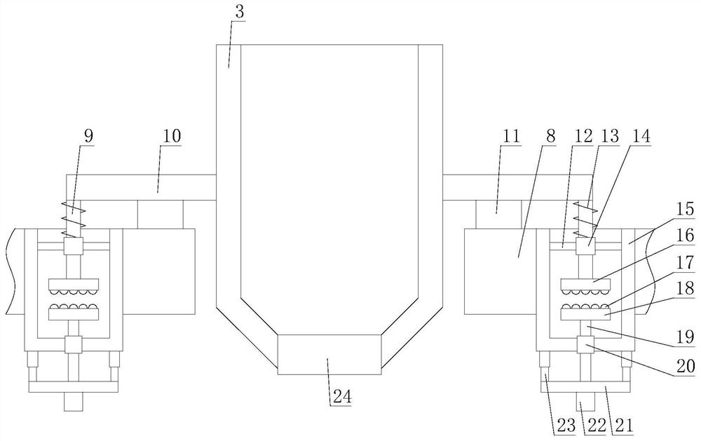 A concrete mixing station with high weighing accuracy