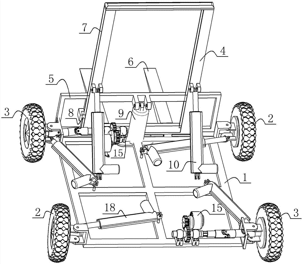 All-directional movable type multifunctional forklift