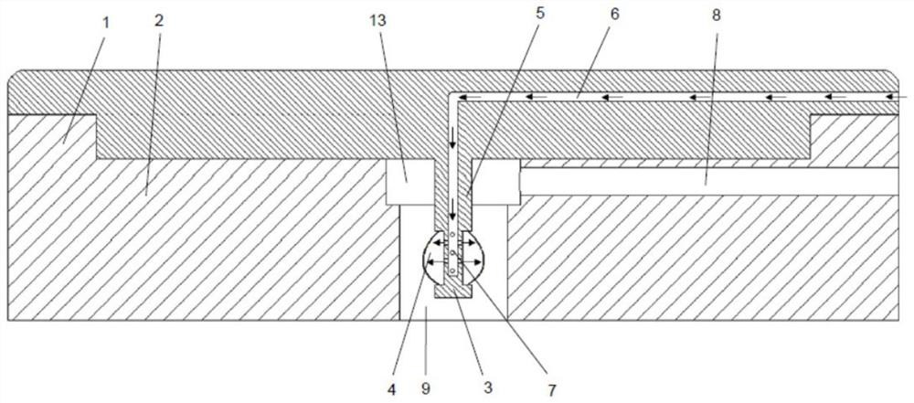 Bionic active static pressure gas bearing