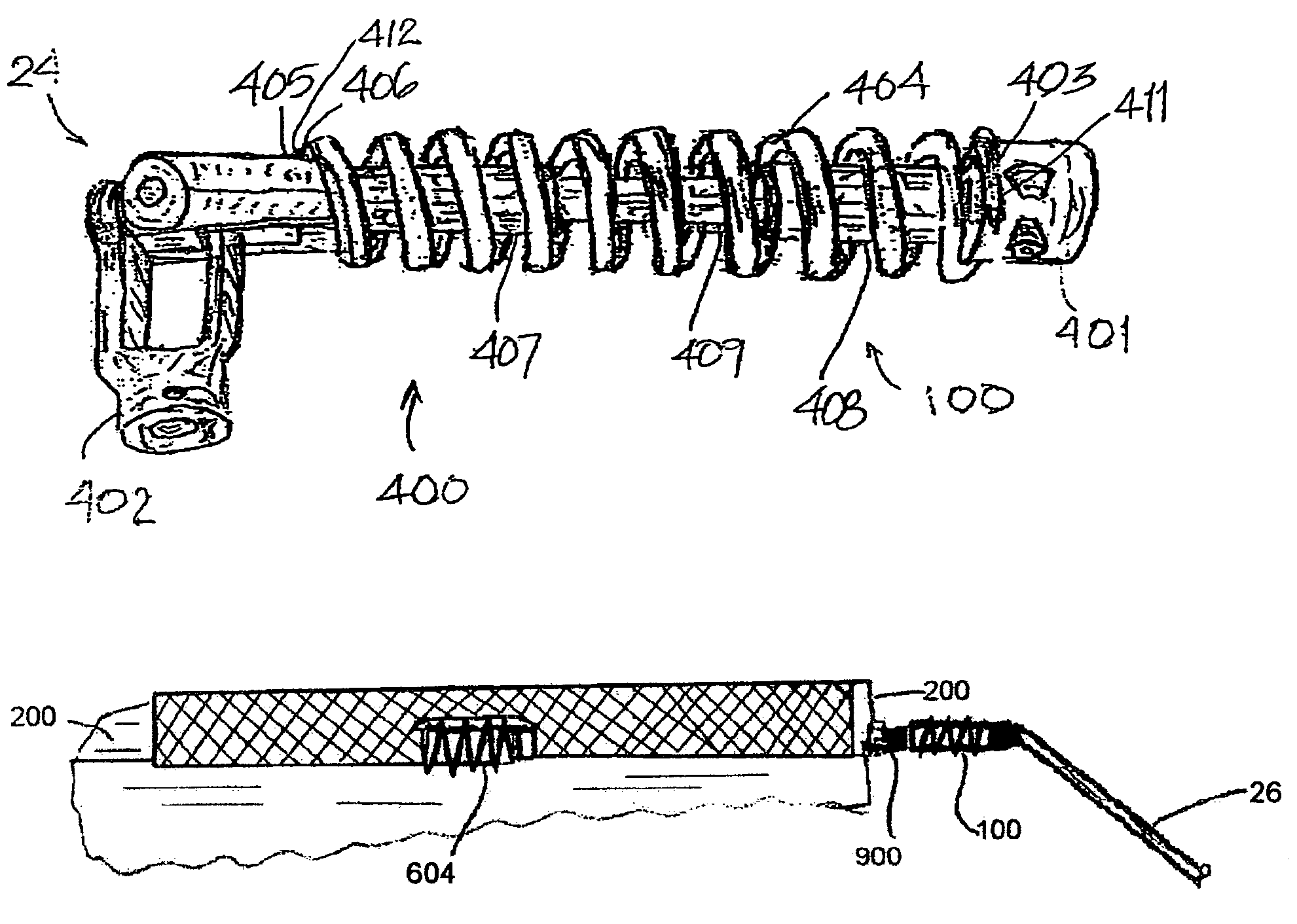 Torsion absorber for roller crank assemblies