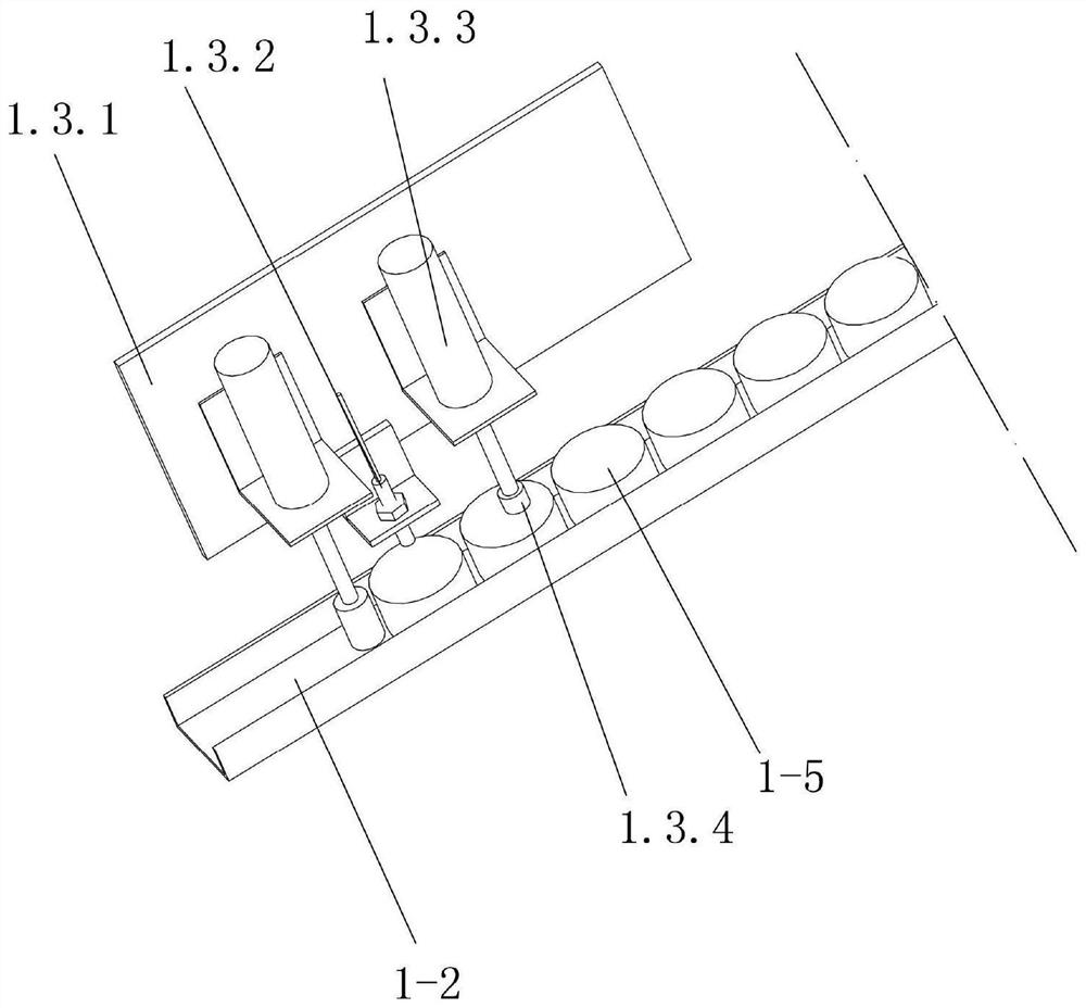 A round cake brick tea integrated packaging device and packaging method