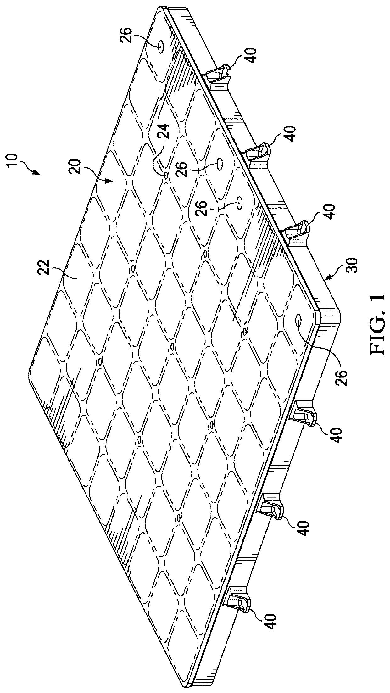 Battery Cold Plate and Chassis with Interlocking Joints