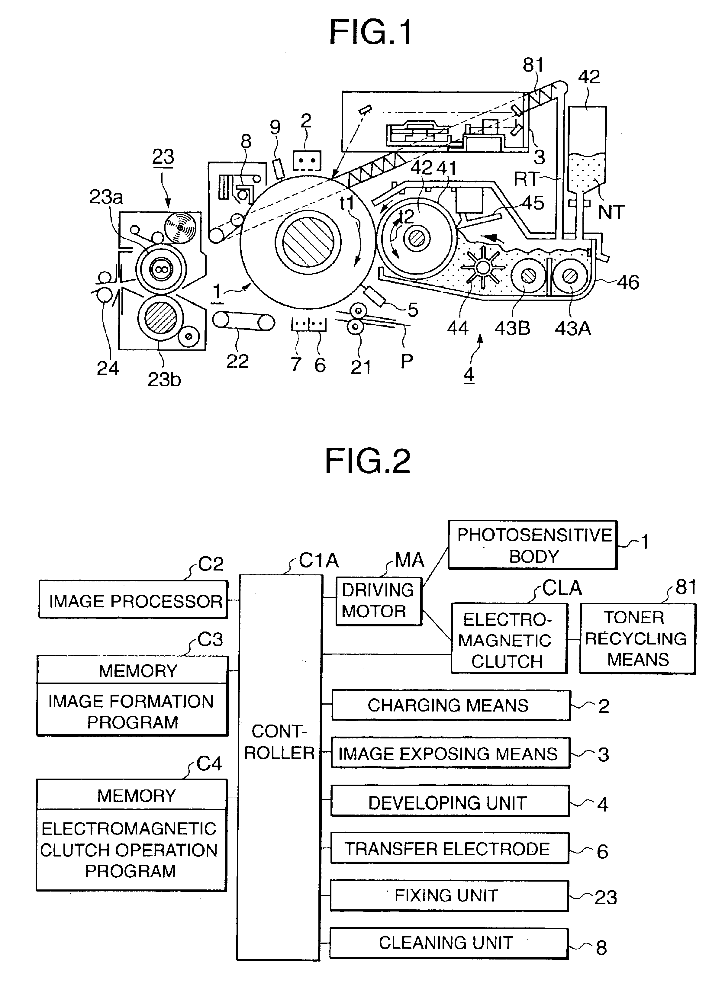 Image forming apparatus and convey control method for recycle toner