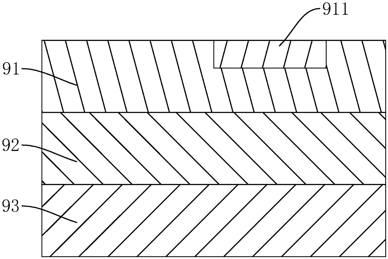 Single-side aluminum substrate for LED lamp and manufacturing process of single-side aluminum substrate