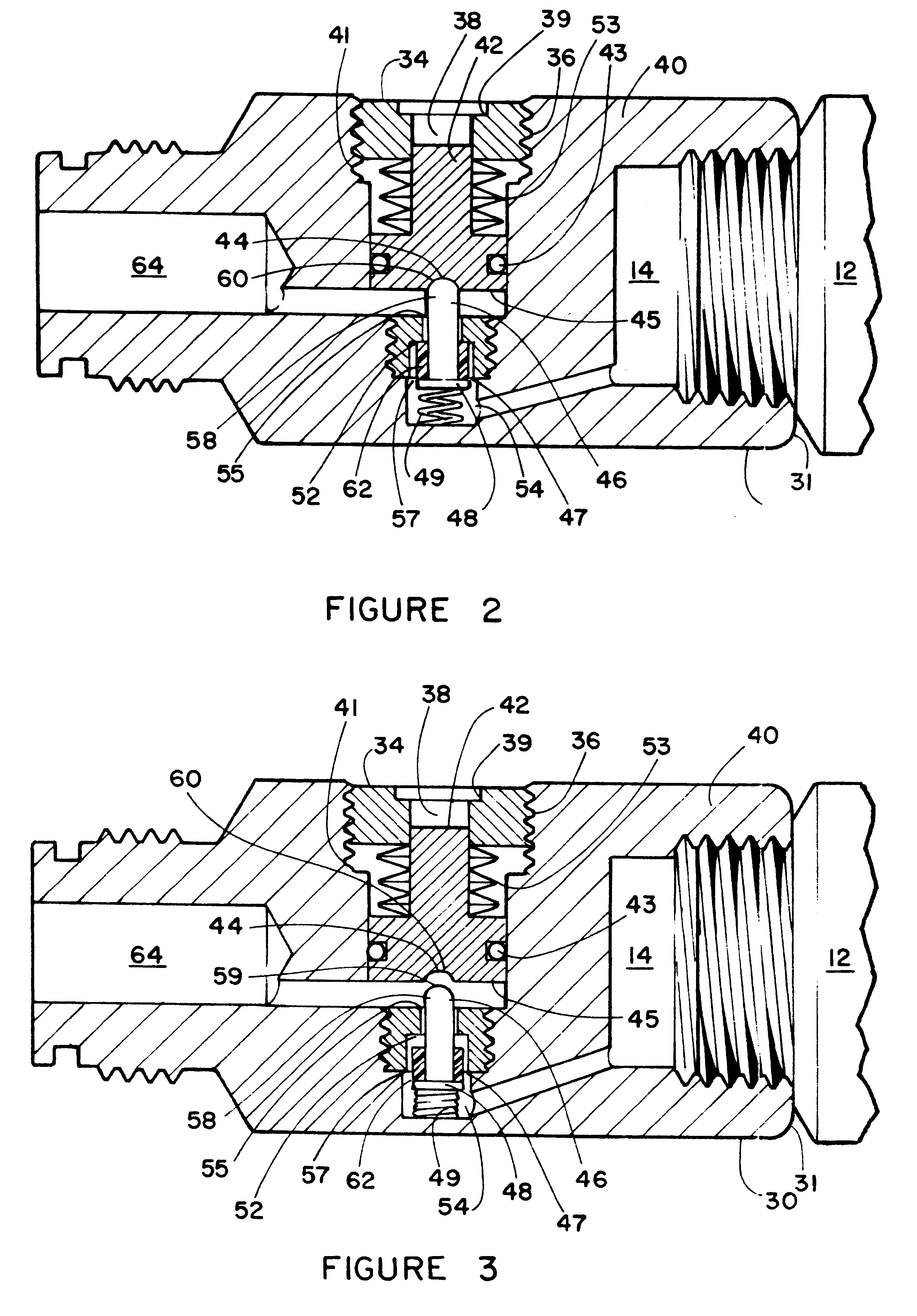 Gas powered gun and assemblies therefor