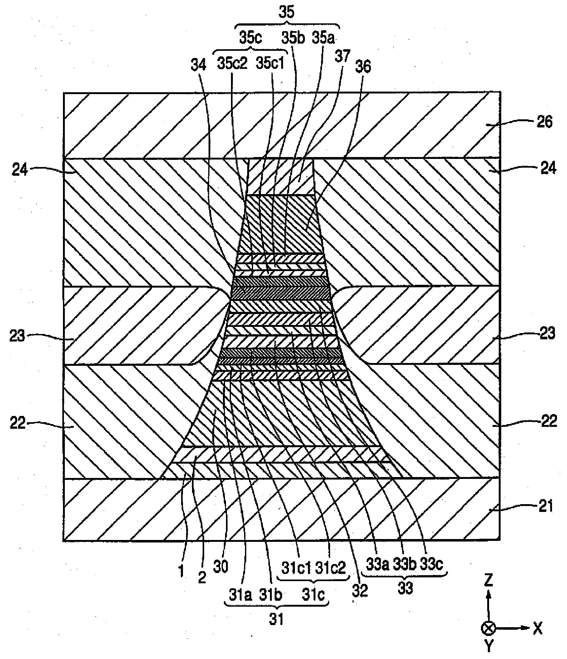 Tunnel-type magnetic detecting element and method of manufacturing the same