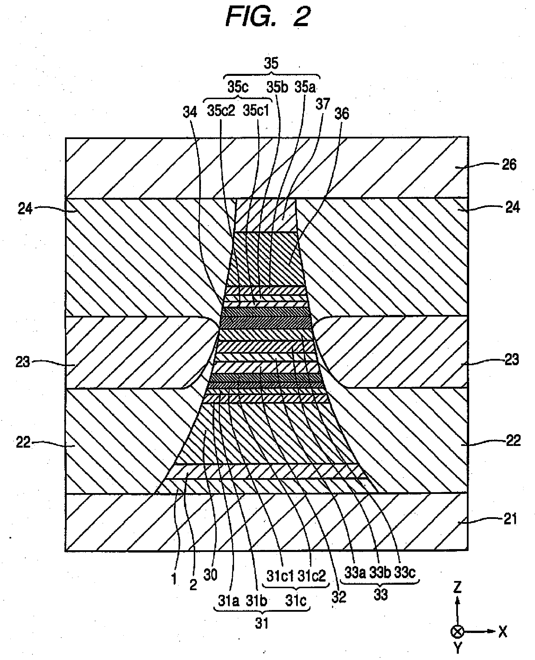 Tunnel-type magnetic detecting element and method of manufacturing the same