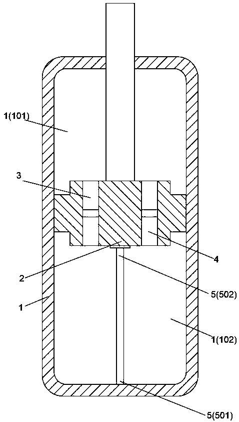 Self-adaptive vehicle vibration damper based on stepless regulation