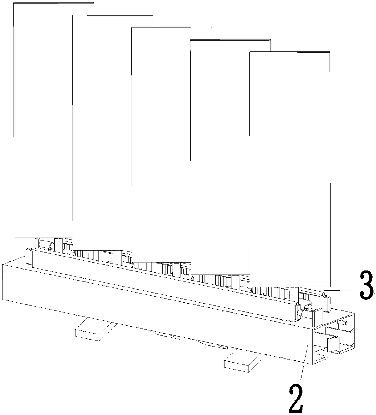 Novel architectural glass enclosing wall