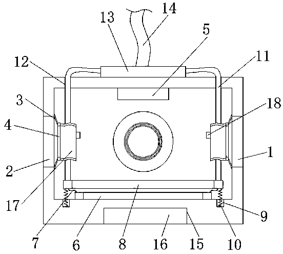 Trapping cage for catching undersea fishes and crabs