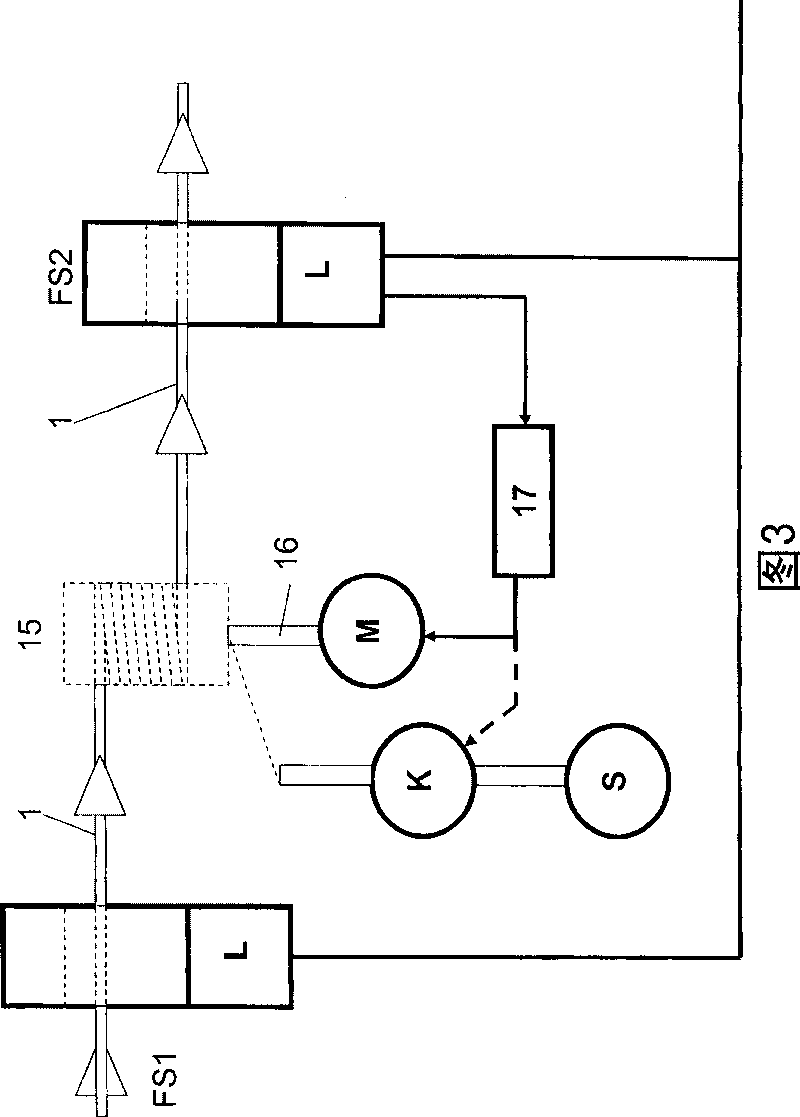 Device and method for monitoring guiding thread in knitting machine