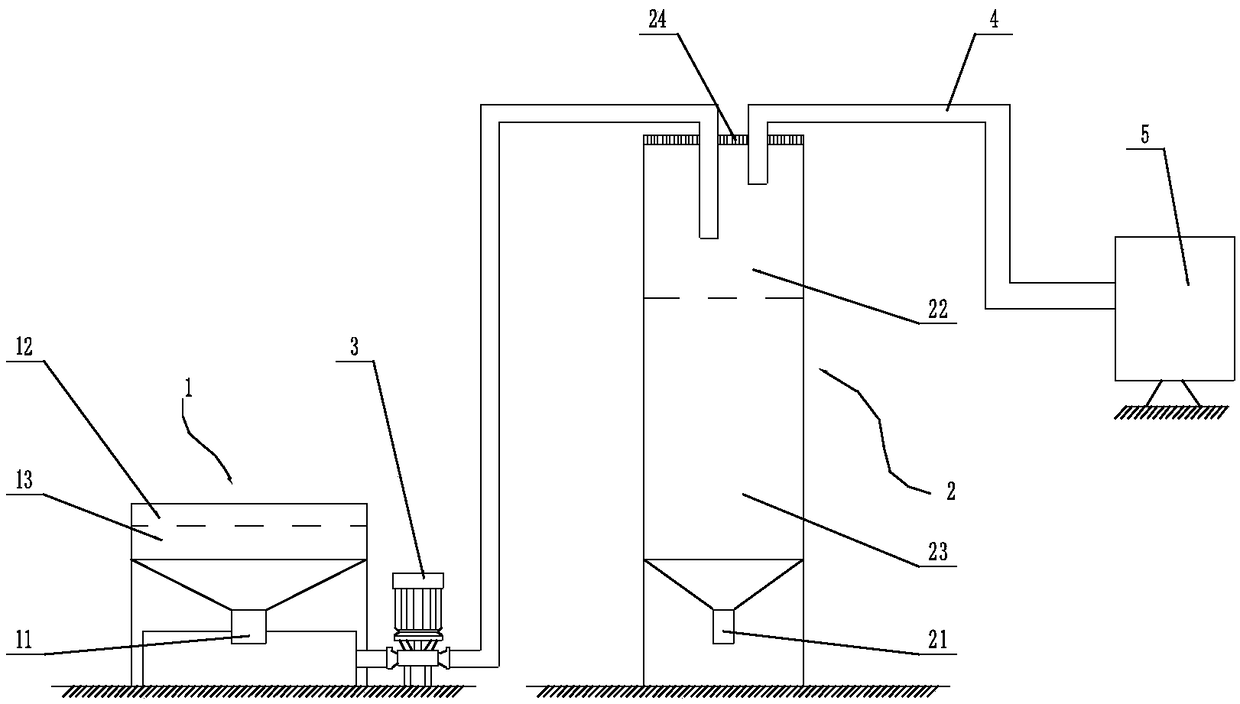 A high-efficiency settling device