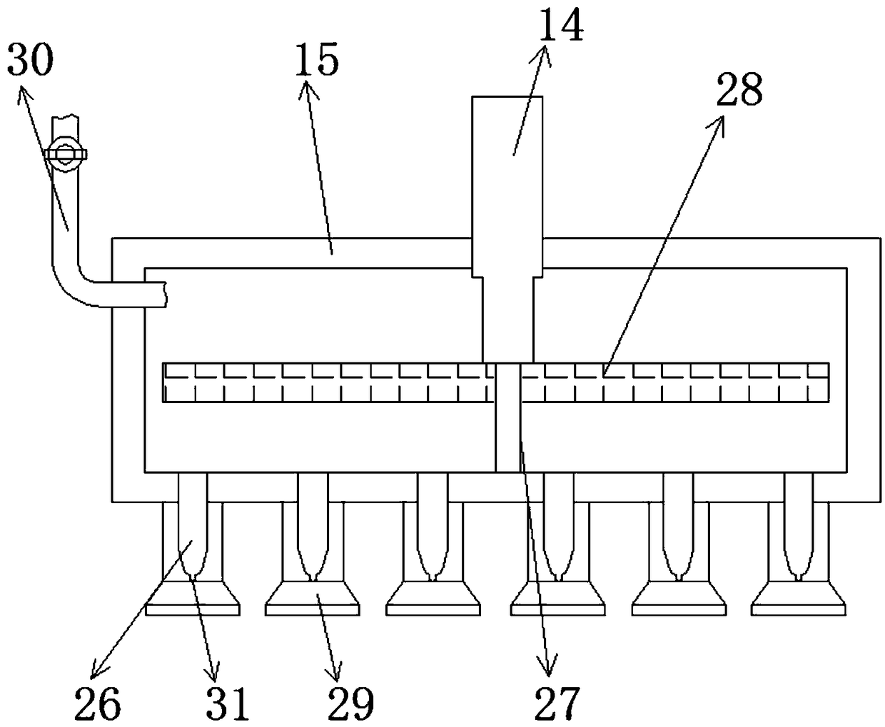 Steel pipe surface rust removal and dirt removal device based on building site construction