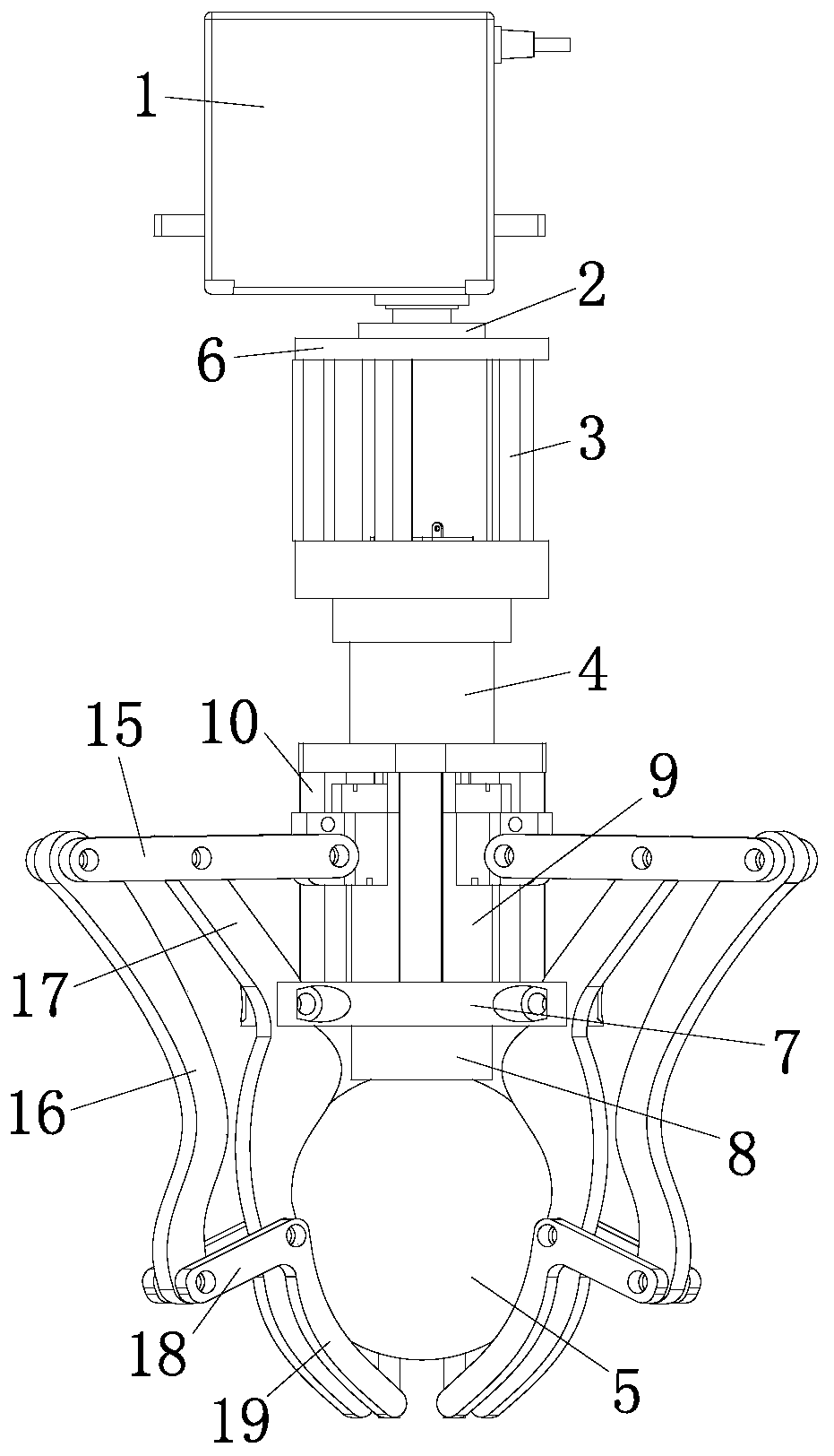 Dual-drive multi-knuckle bionic gripper