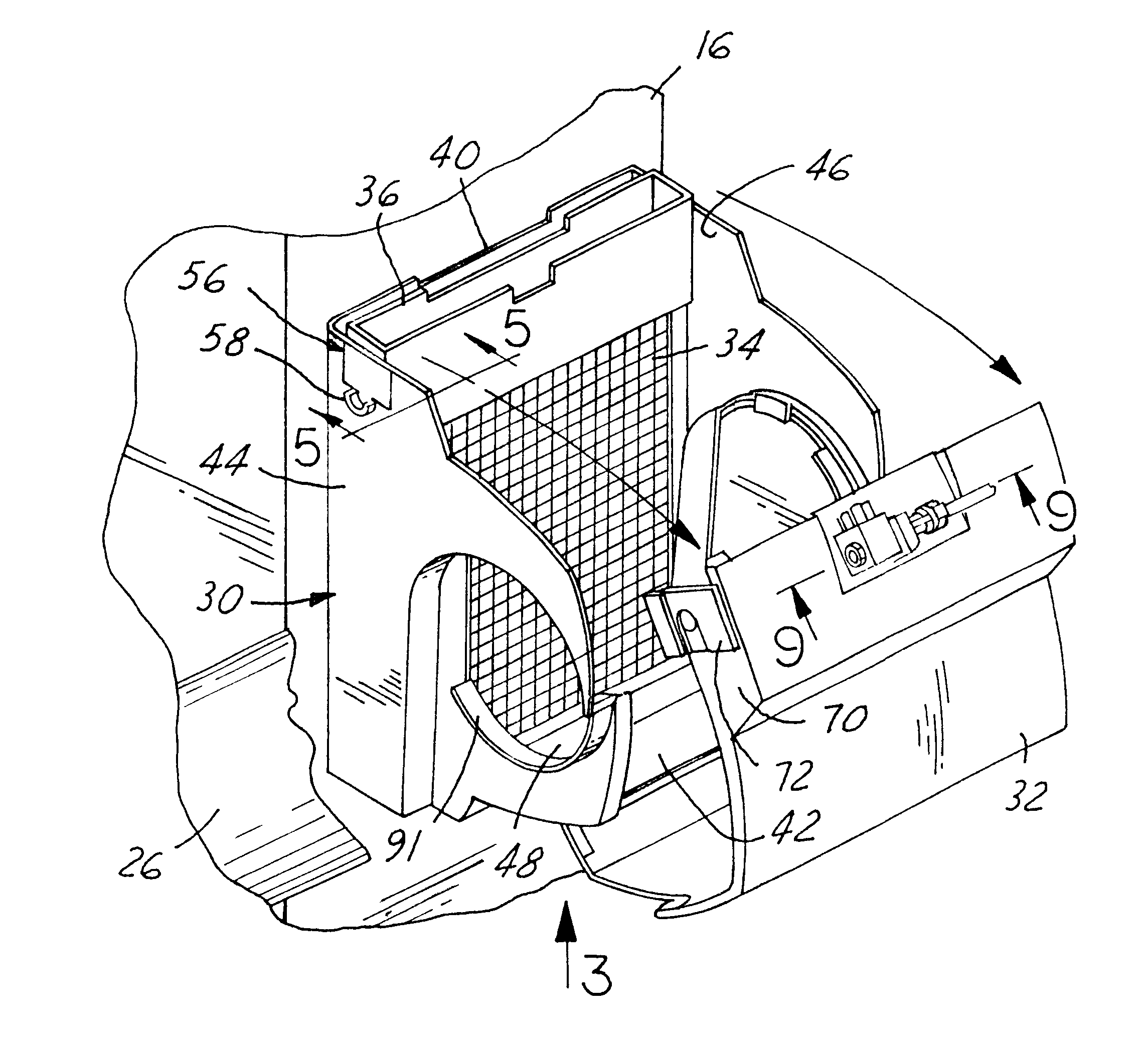 Humidifier with swingable cover