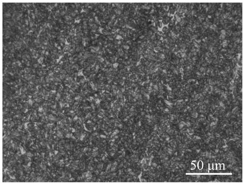 A high-strength, excellent low-temperature toughness marine steel and its multi-stage heat treatment process for a steel