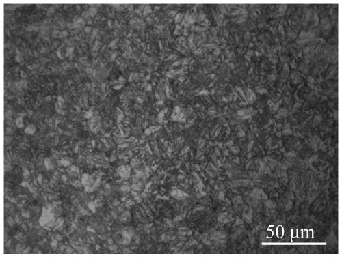 A high-strength, excellent low-temperature toughness marine steel and its multi-stage heat treatment process for a steel