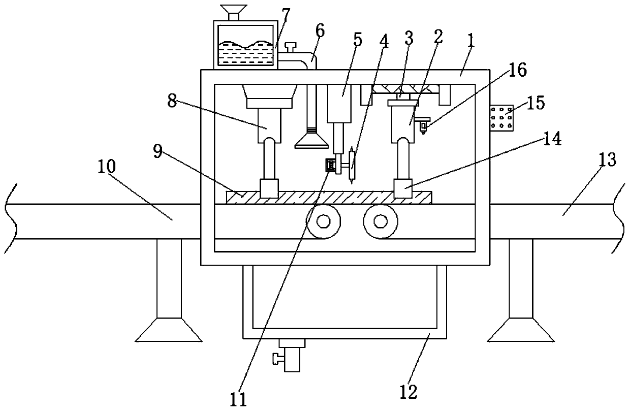 Cutting device for log machining