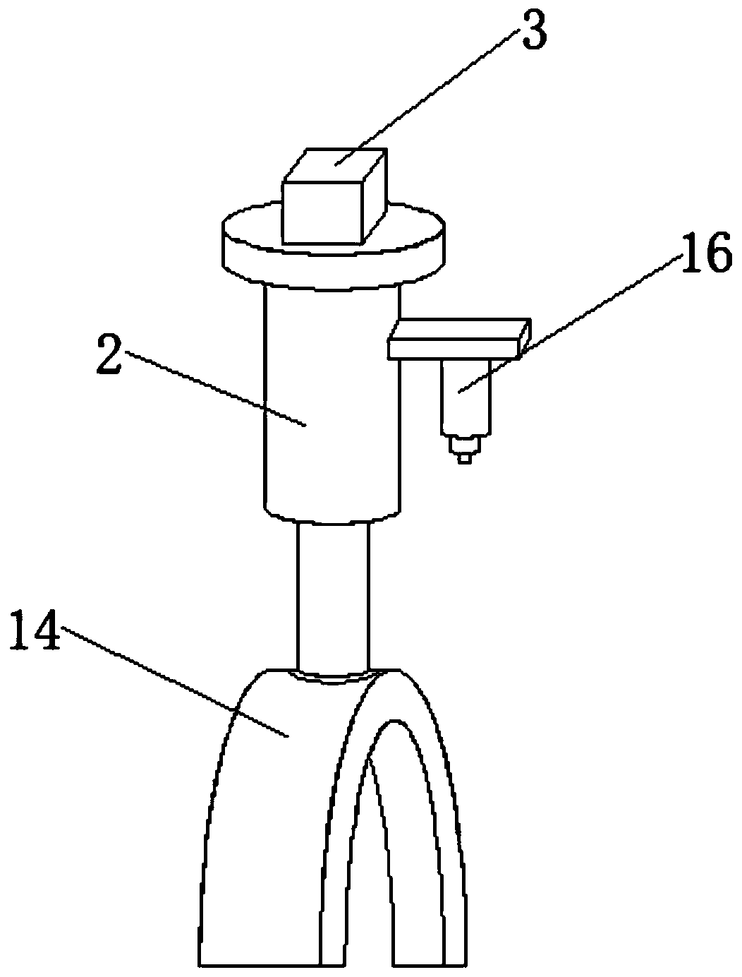 Cutting device for log machining