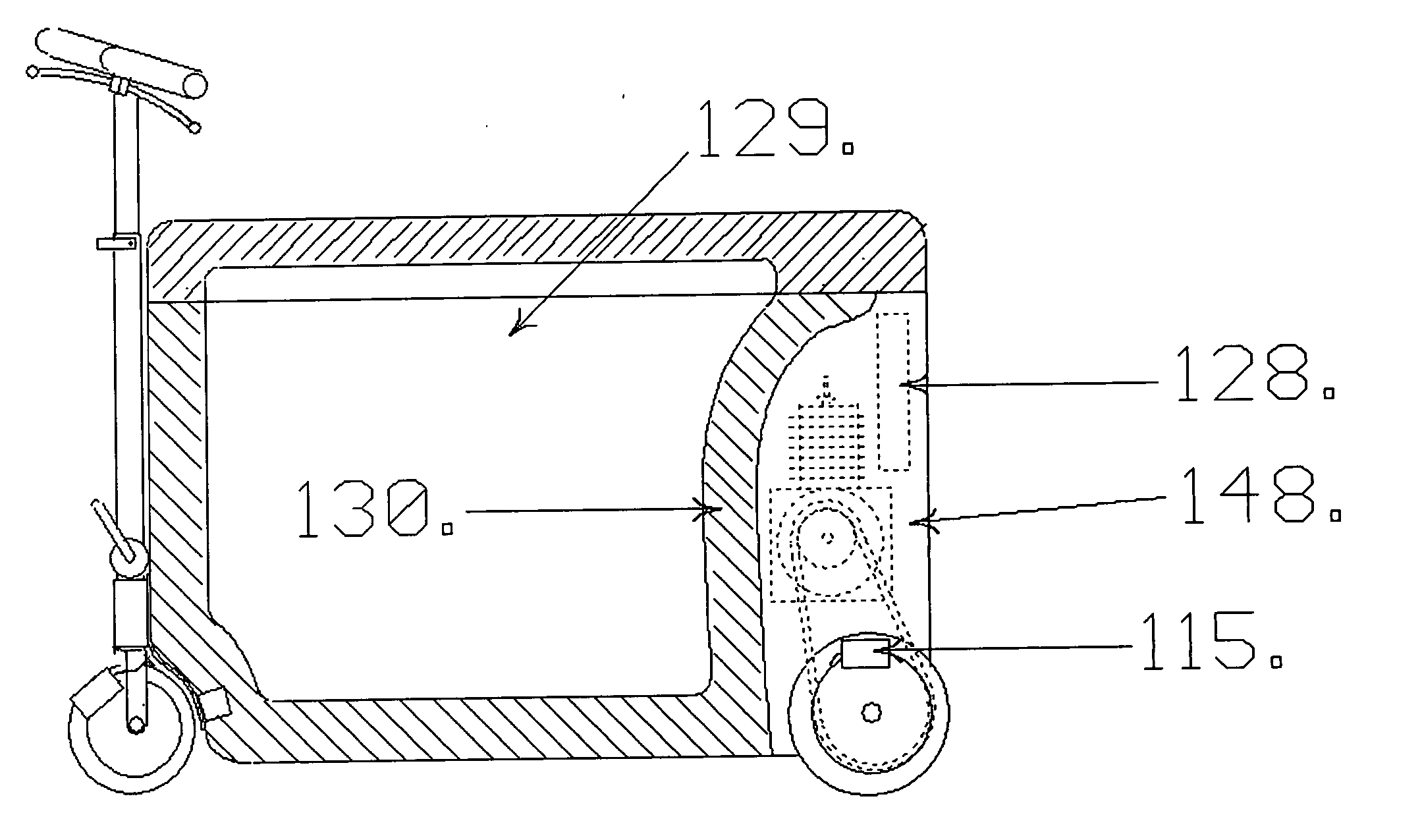 Self propelled food & beverage receptacle