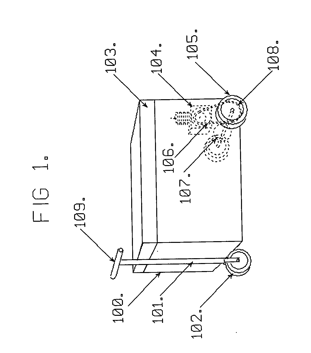 Self propelled food & beverage receptacle