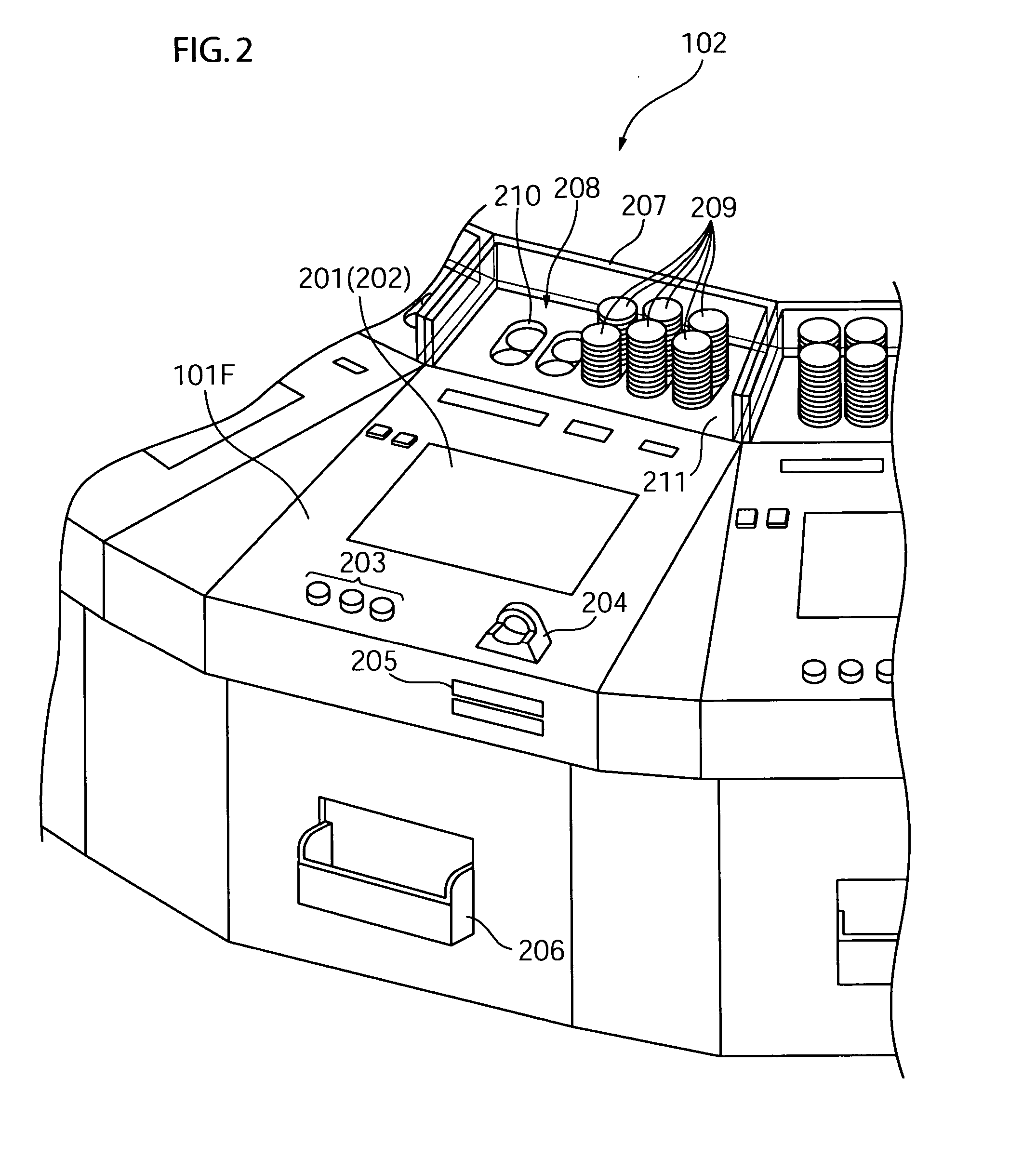 Multi-player gaming machine