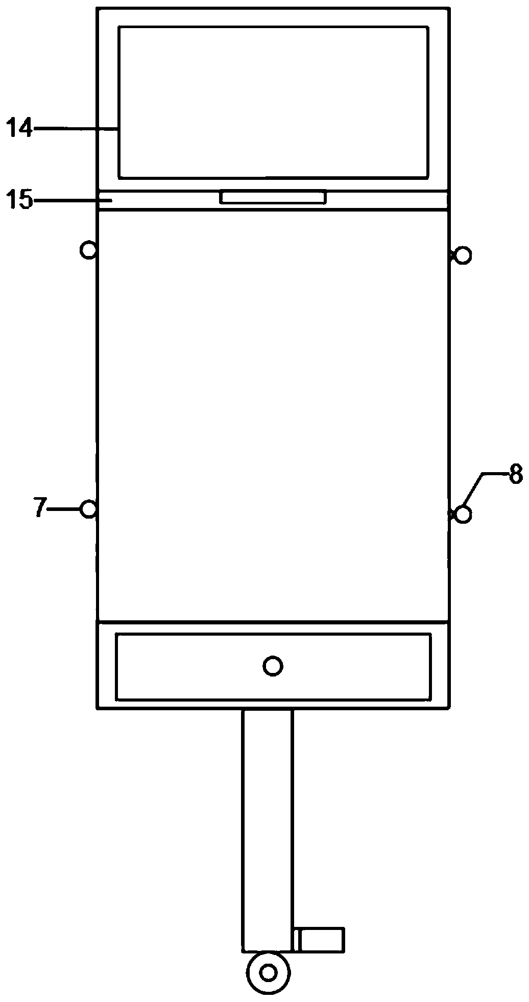 Display and experience device for Chinese traditional culture