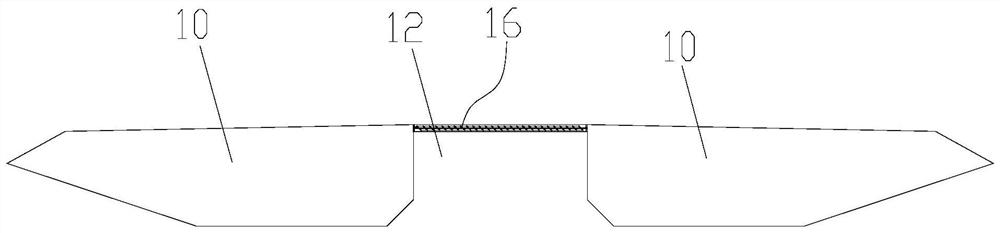 Split type box girder capable of adjusting ventilation rate between grooves