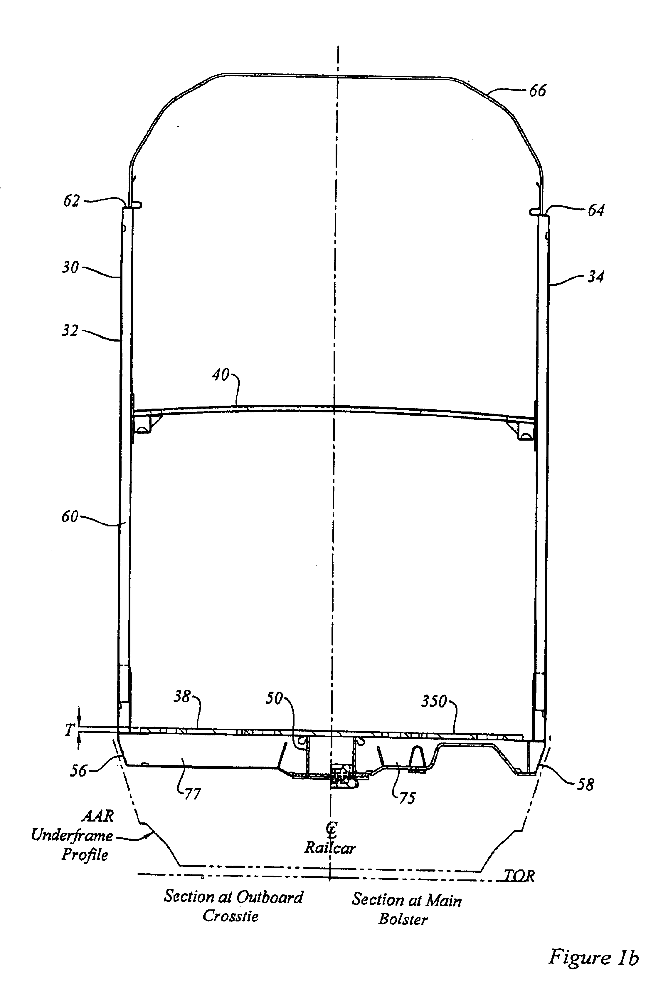 Rail road freight car with resilient suspension