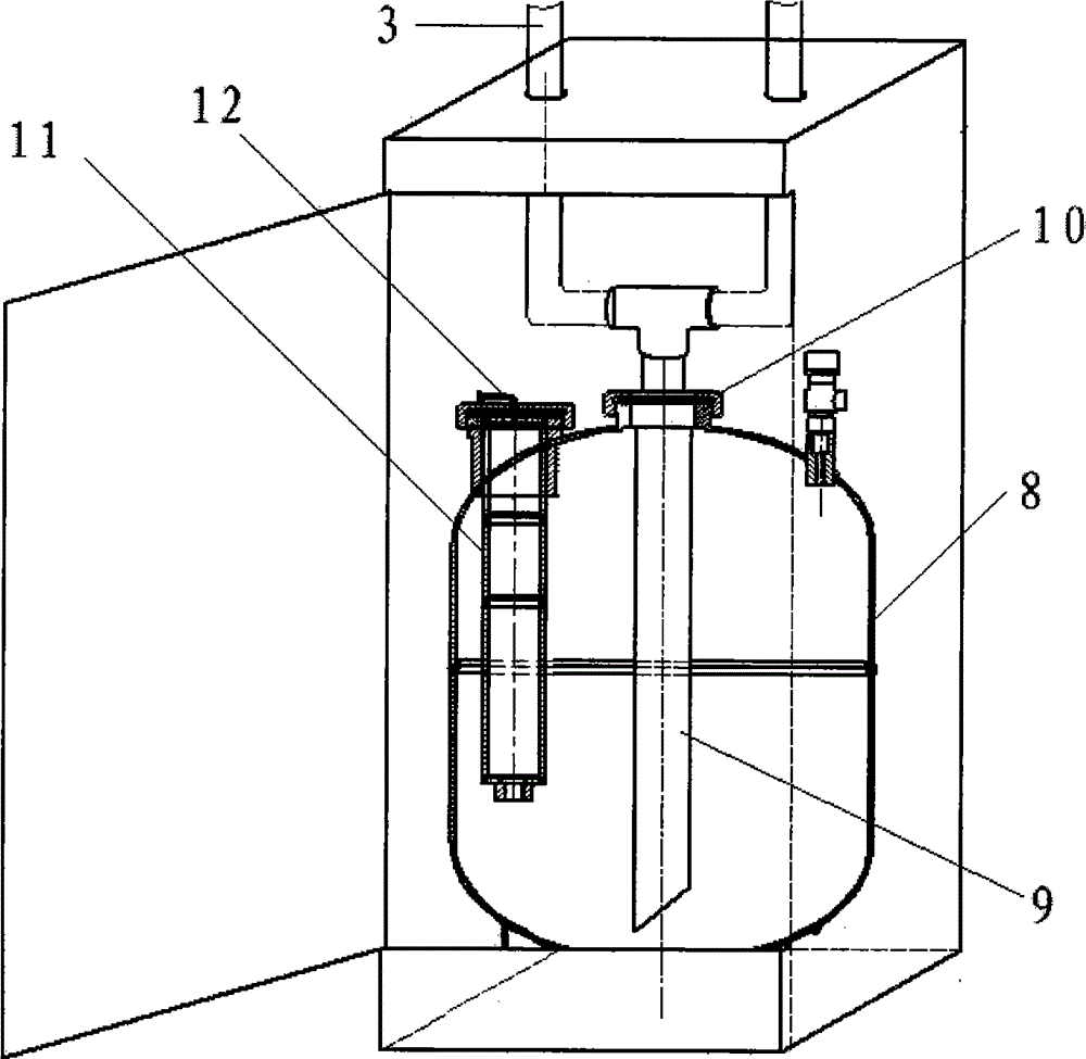 Superfine powder extinguishing system for locomotive