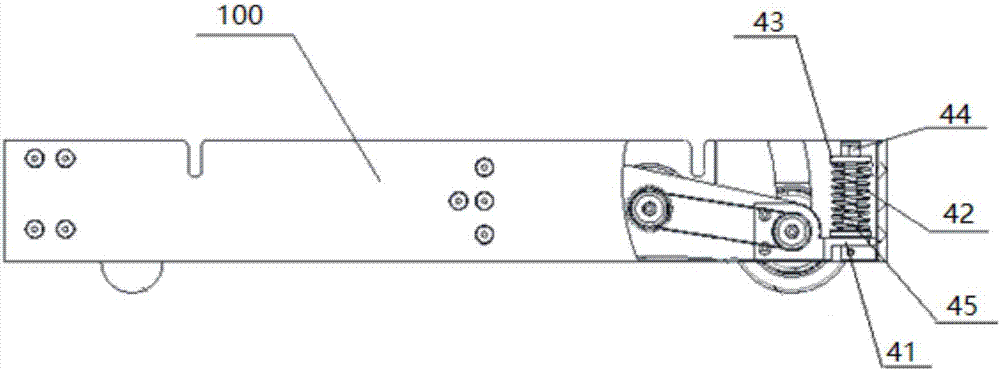 Tool and method for installing robot trolley suspension spring