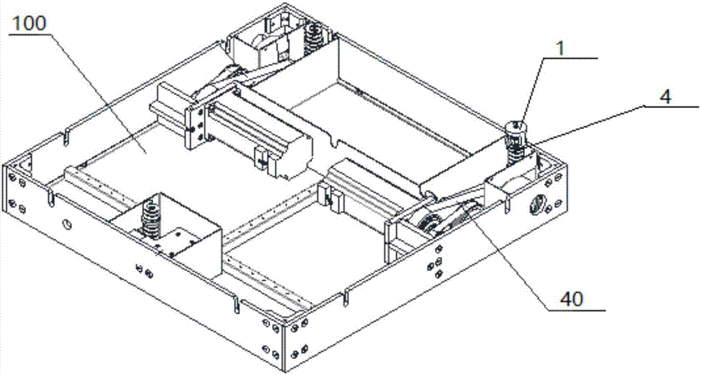 Tool and method for installing robot trolley suspension spring