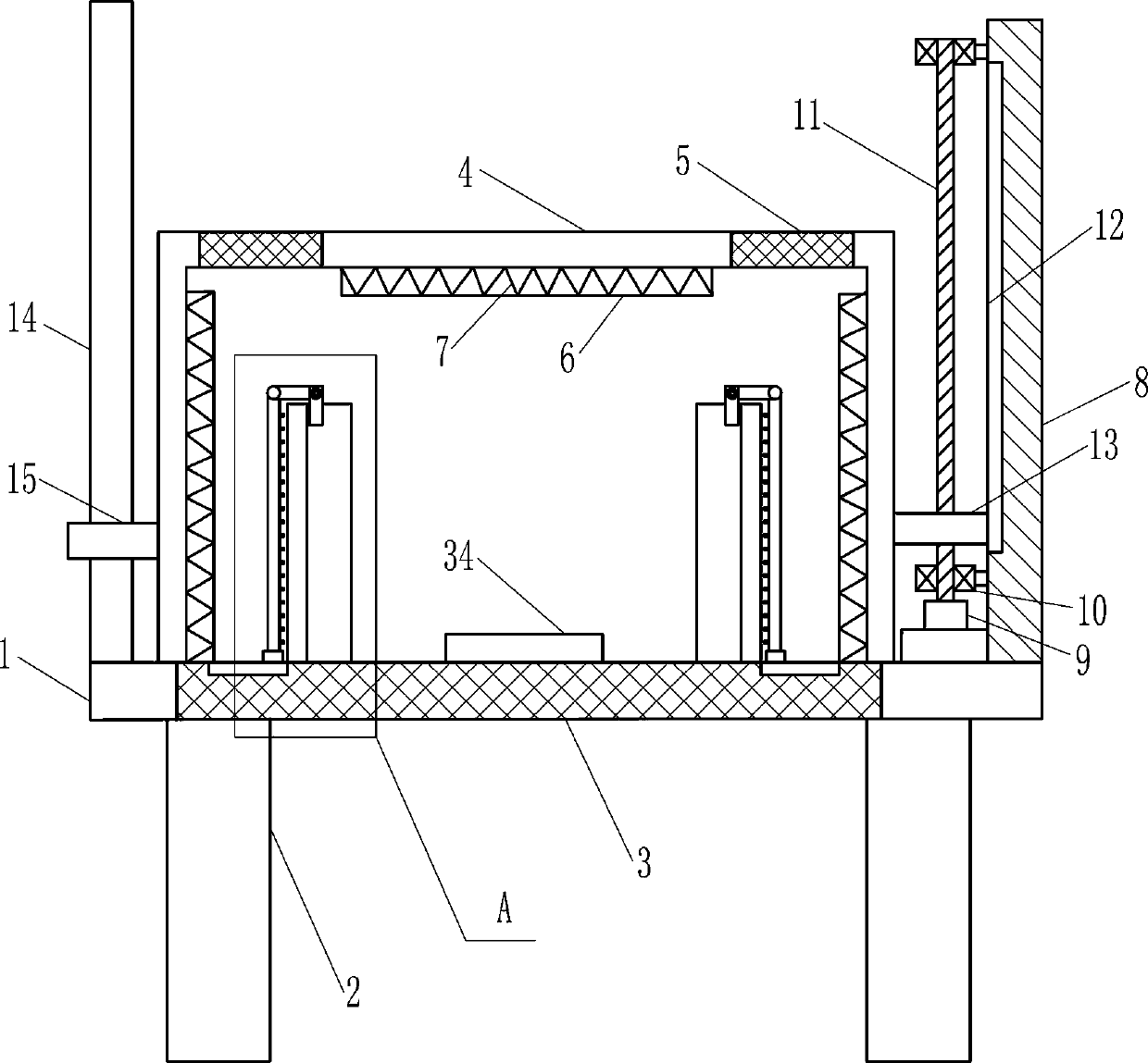 Yarn drying machine for textile machining