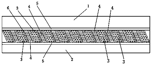 Inclined guide type textile fabric and preparation method thereof