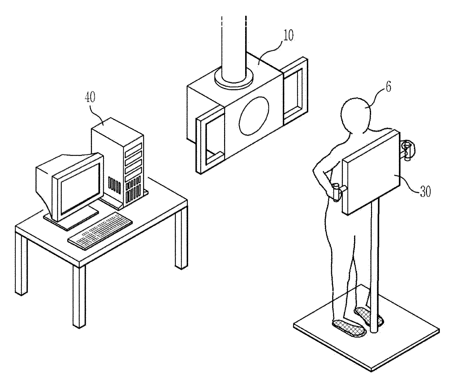 Dual-energy x-ray imaging system and control method for the same