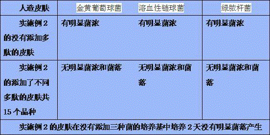 Artificial skin with high activity