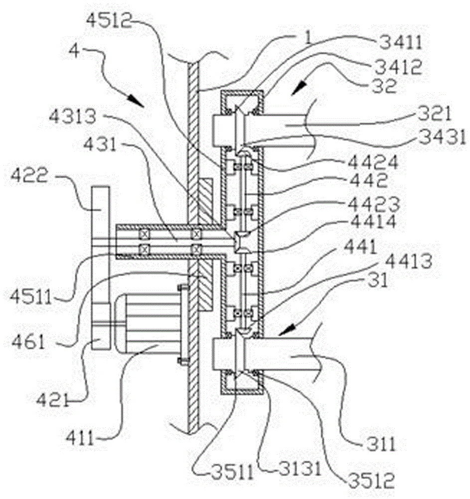 Stirring machine for buildings