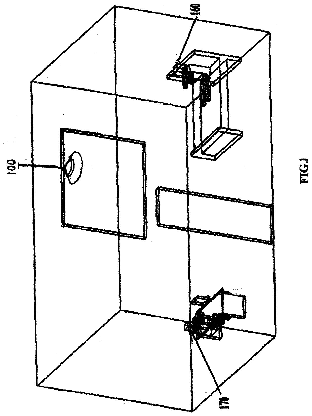 Method for environmental analysis and control of spatial areas