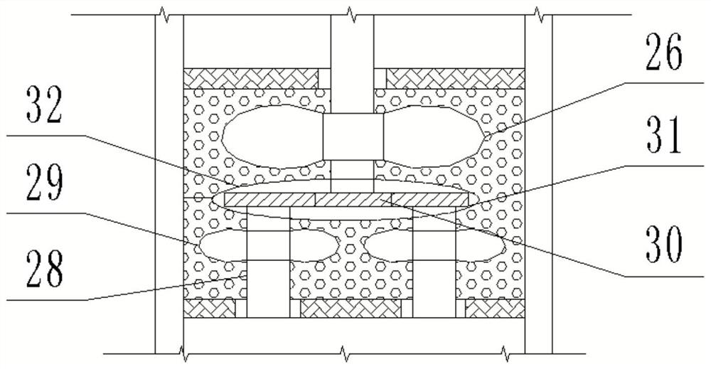 Novel building construction wastewater treatment device