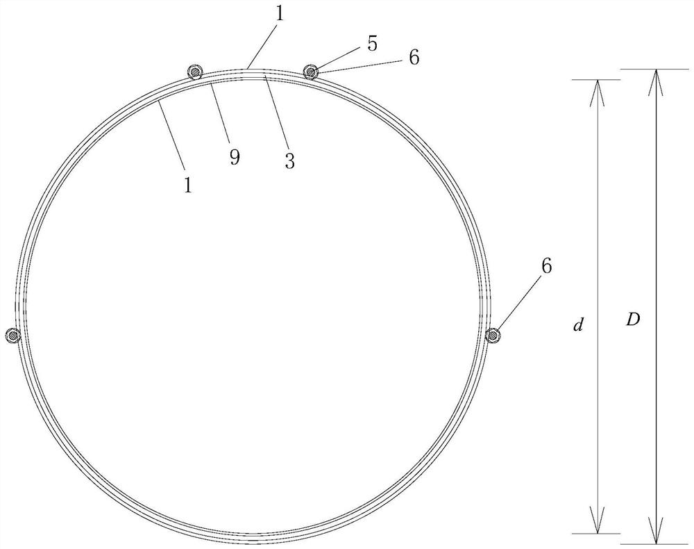 A splicing construction method of corrugated steel pipe gallery