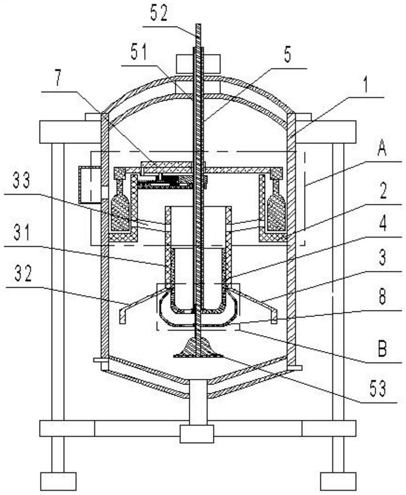 Experimental device for extracting luteoloside from plants